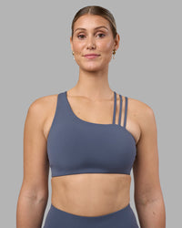 Woman wearing Galvanise Sports Bra 2.0 - Night Shadow | Model:Amy | Size:M