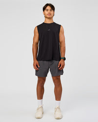 Man wearing Lift 6" Short - Dark Storm | Model:George | Size:M