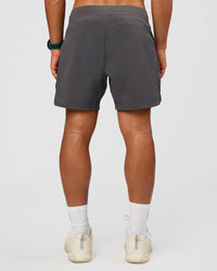 Man wearing Lift 6" Short - Dark Storm | Model:George | Size:M