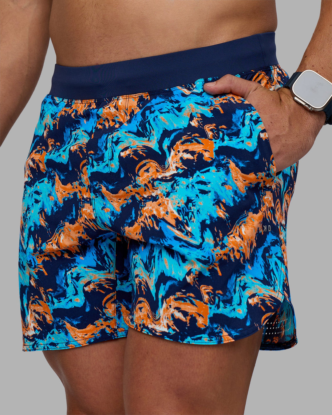 Man wearing Lift 6&quot; Short - React Print | Model:Jaiden | Size:M