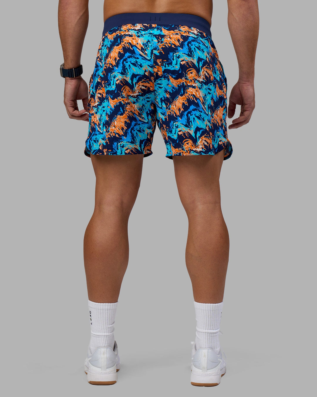 Man wearing Lift 6&quot; Short - React Print | Model:Jaiden | Size:M