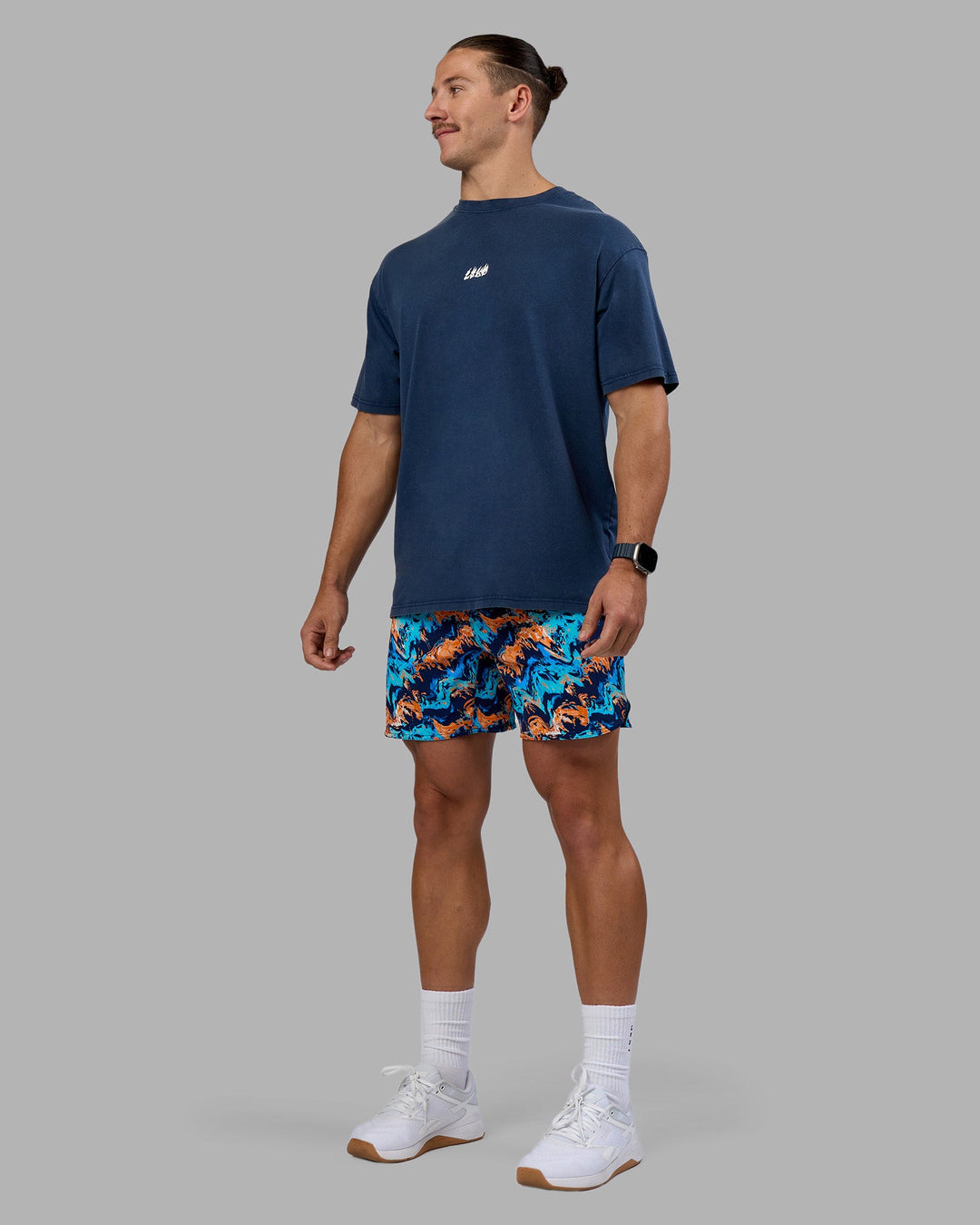 Man wearing Lift 6&quot; Short - React Print | Model:Jaiden | Size:M