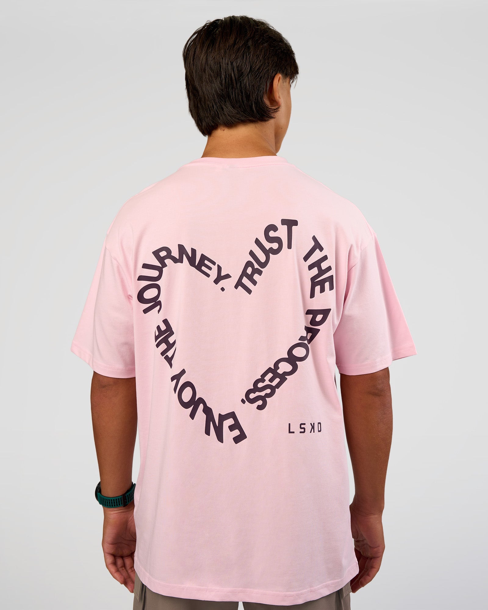 Love The Process FLXCotton Oversize Tee - Marshmallow-Midnight