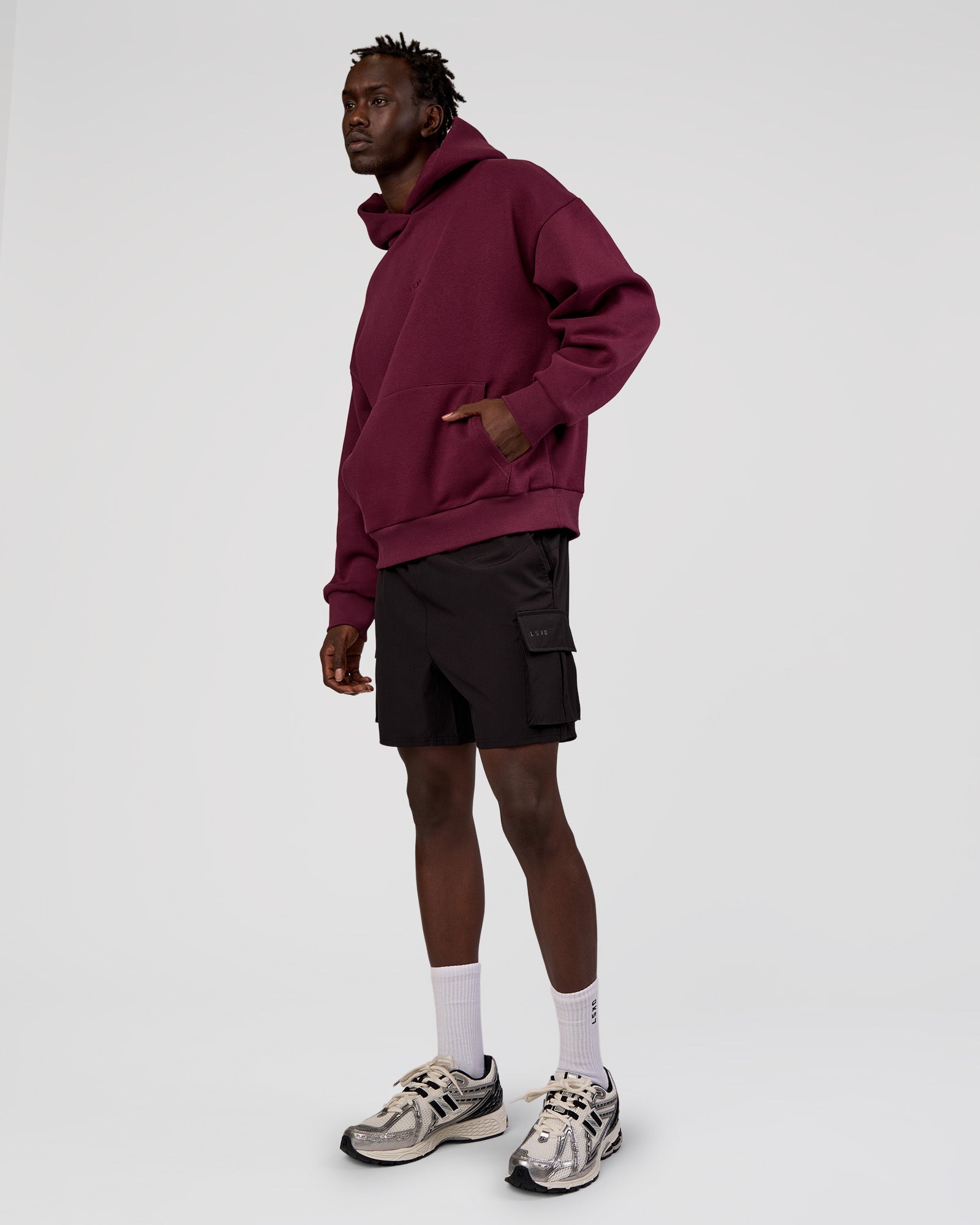 MVP Oversized Hoodie - Cherry Lacquer | LSKD – LSKD US