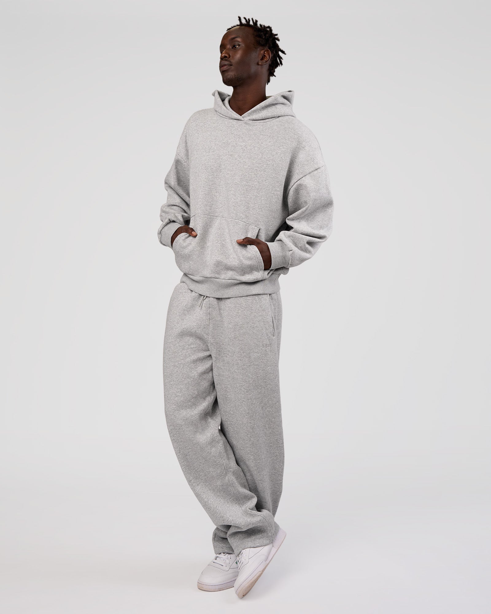 Unisex MVP Hoodie Oversize - Light Grey Marl | LSKD – LSKD US