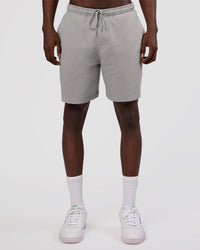 Man wearing Nothing Is Impossible 6" Short - Alloy-Black | Model:Okello | Size:M