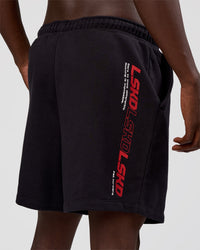 Man wearing Nothing Is Impossible 6" Short - Black-Flame | Model:Okello | Size:M