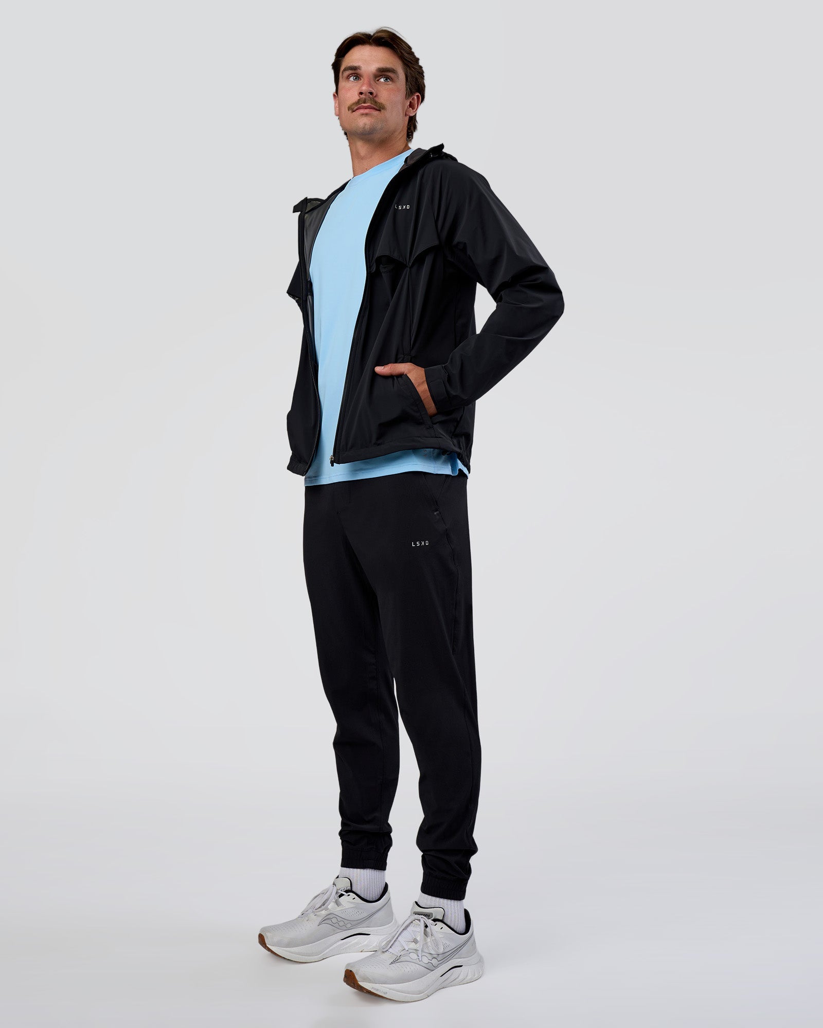 Pace Running Jacket - Black | LSKD – LSKD US