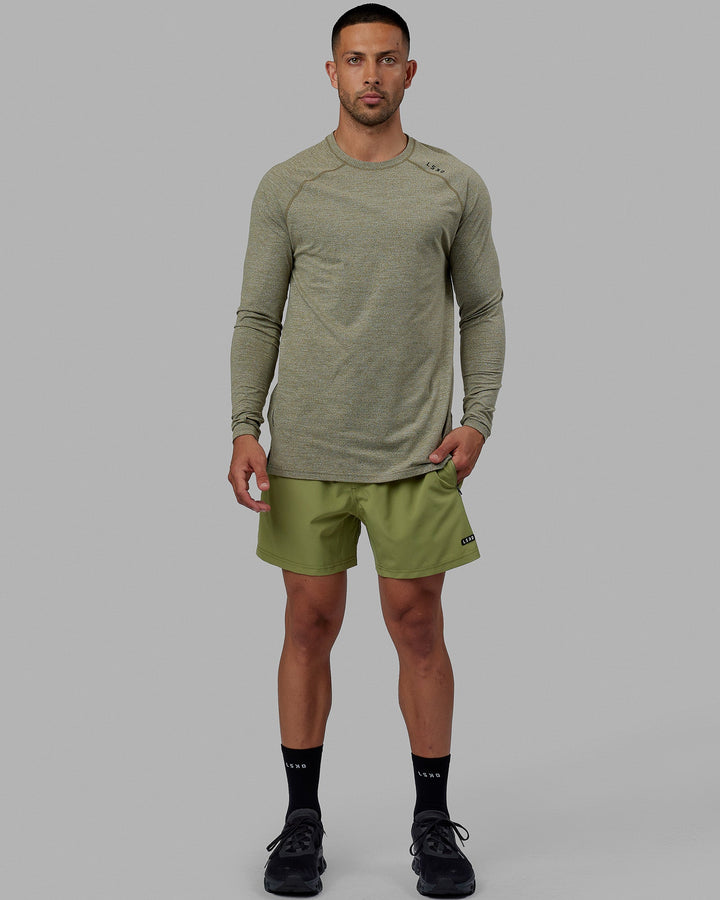 Rep 5'' Performance Short - Moss Stone-Lime