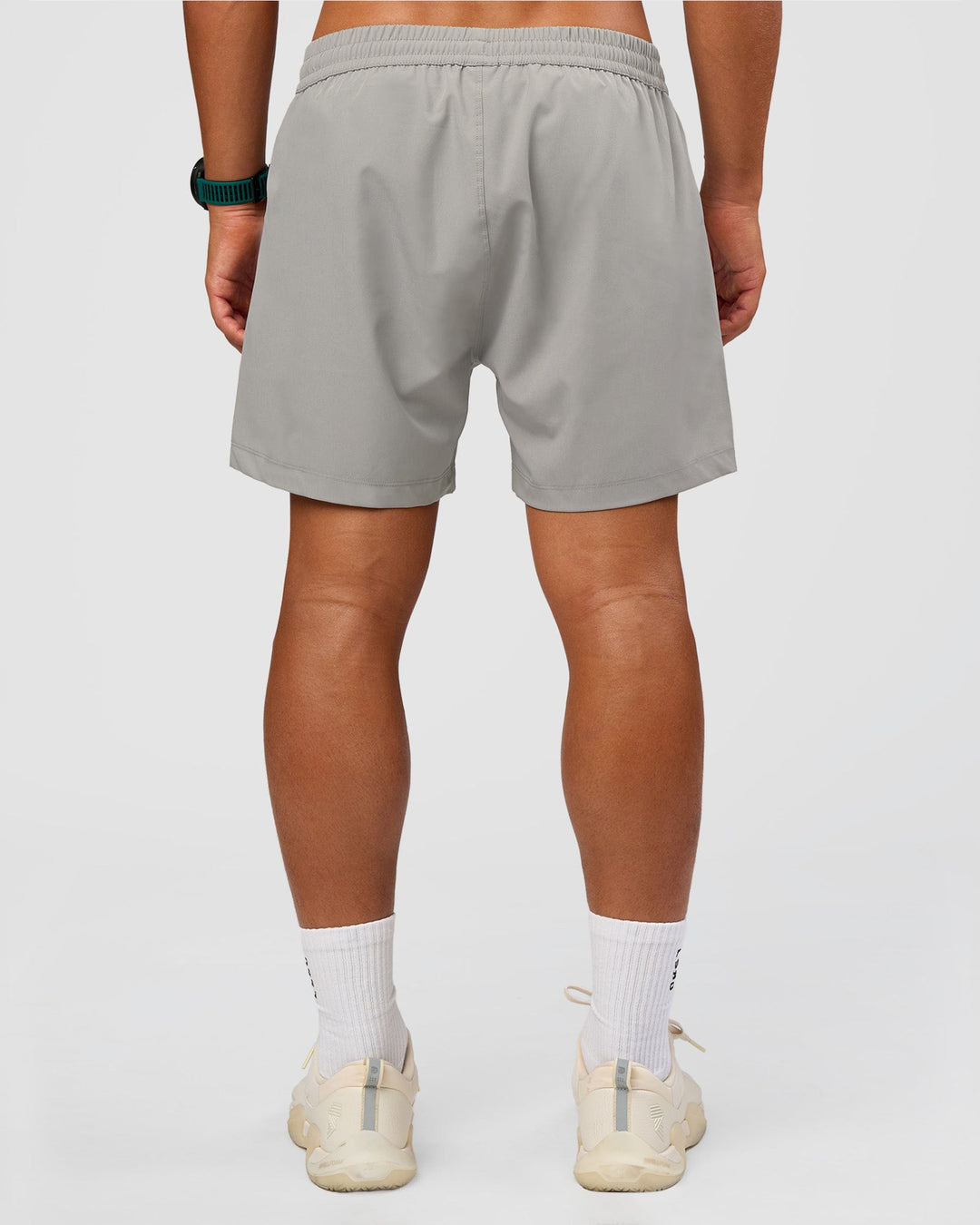 Man wearing Rep 5" Performance Short - Alloy | Model:George | Size:M
