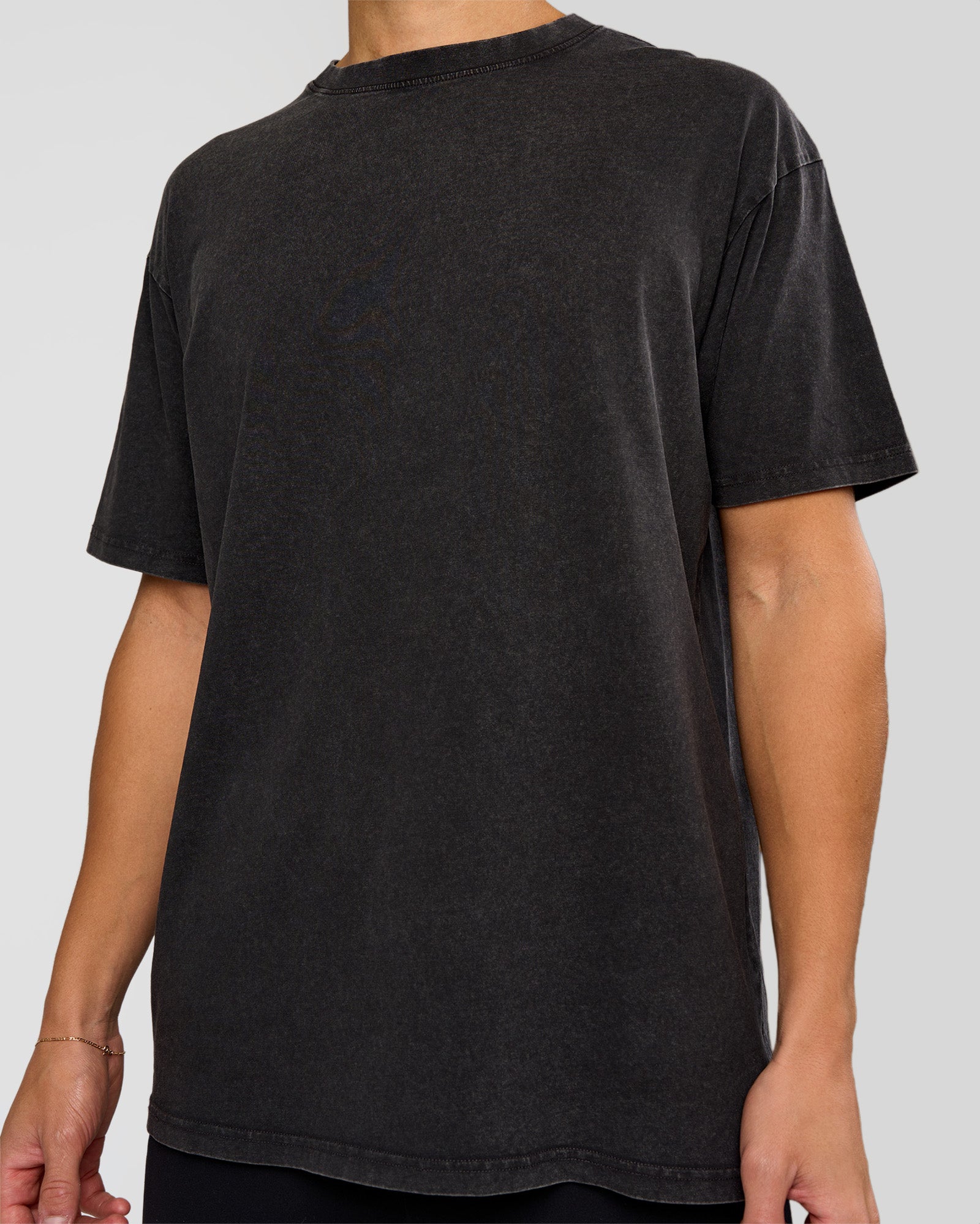 Shadow Mode FLXCotton Oversized Tee - Black Washed | LSKD – LSKD US