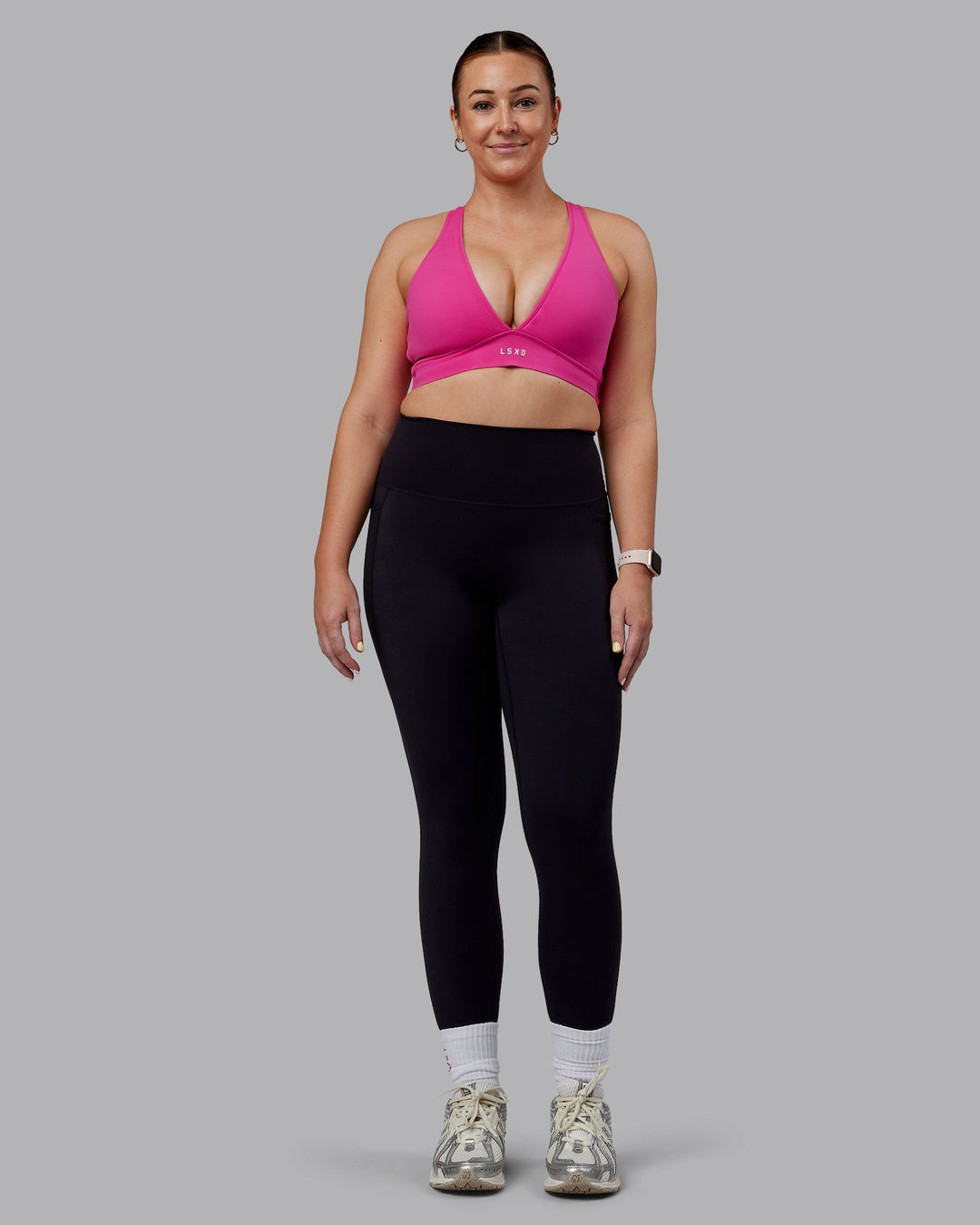 Stamina Sports Bra (D/DD/E) - Fuchsia Pink