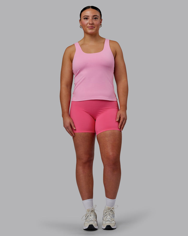 Staple Active Shelf Bra Tank - Bubblegum
