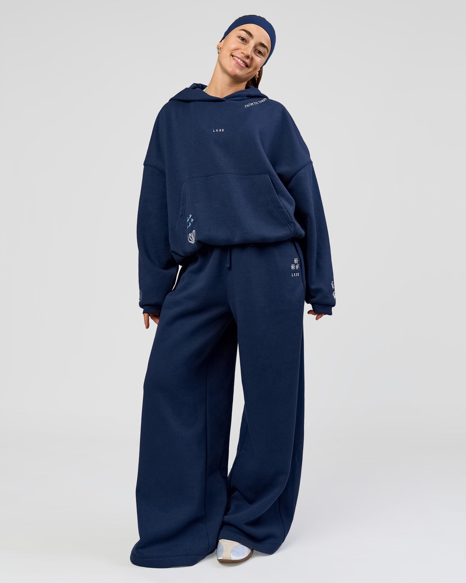 Zola Oversized Hoodie - Future Navy | LSKD – LSKD US