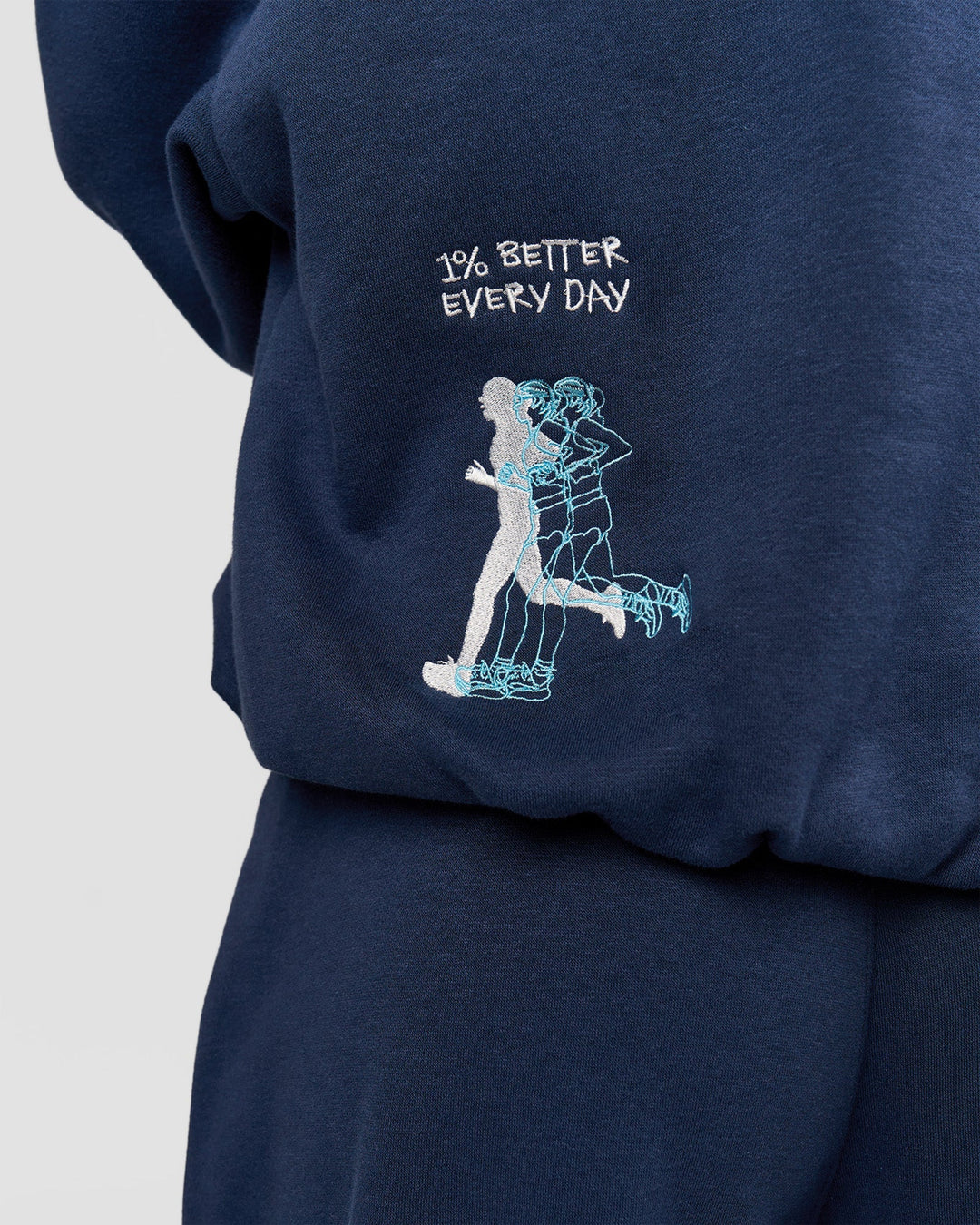 Woman wearing Zola Oversized Hoodie - Future Navy | Model:Grace | Size:M
