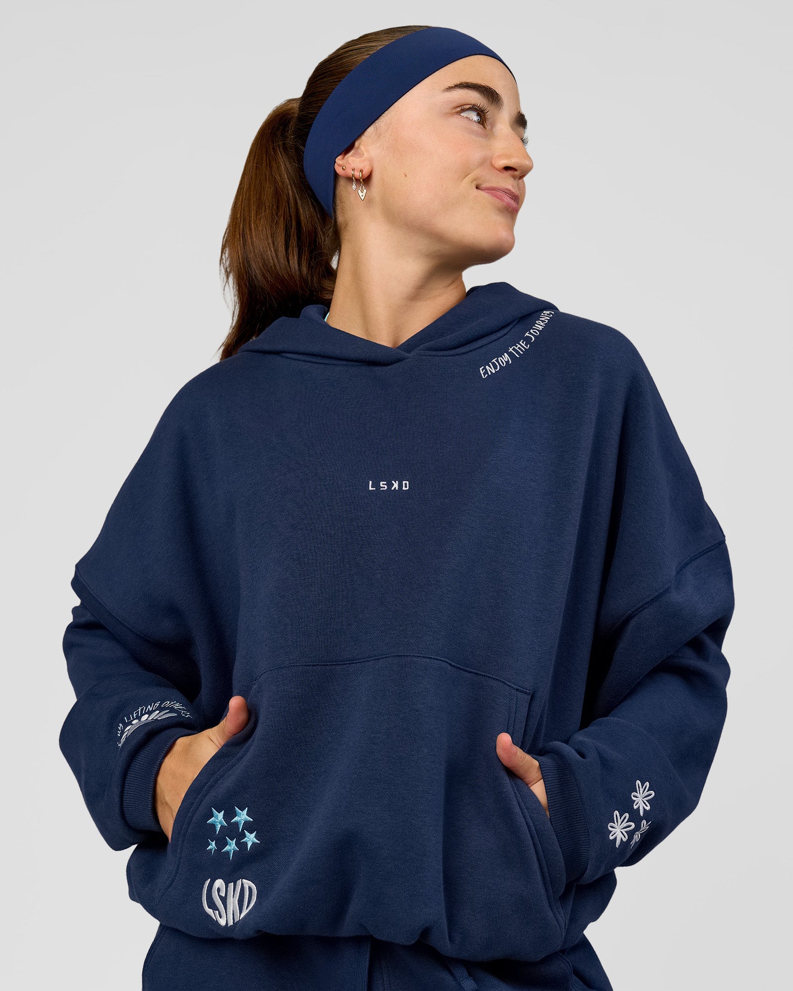 Zola Oversized Hoodie - Future Navy | LSKD – LSKD US