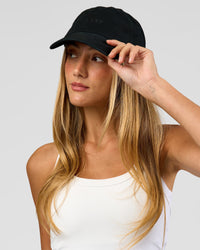 Woman wearing All Day Cap in Black | Thumbnail Index: 1