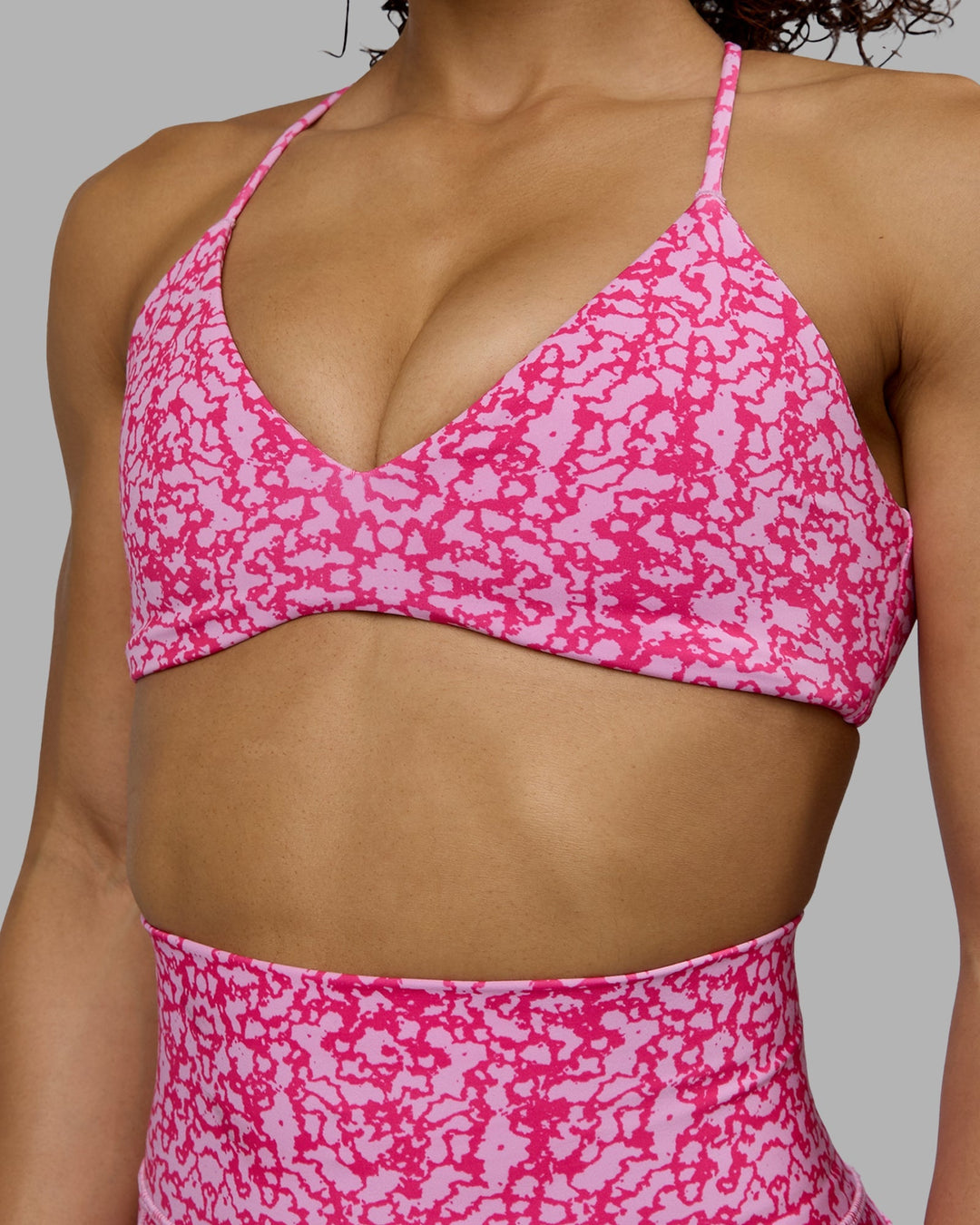 Aura Sports Bra - Patina-Ultra Pink