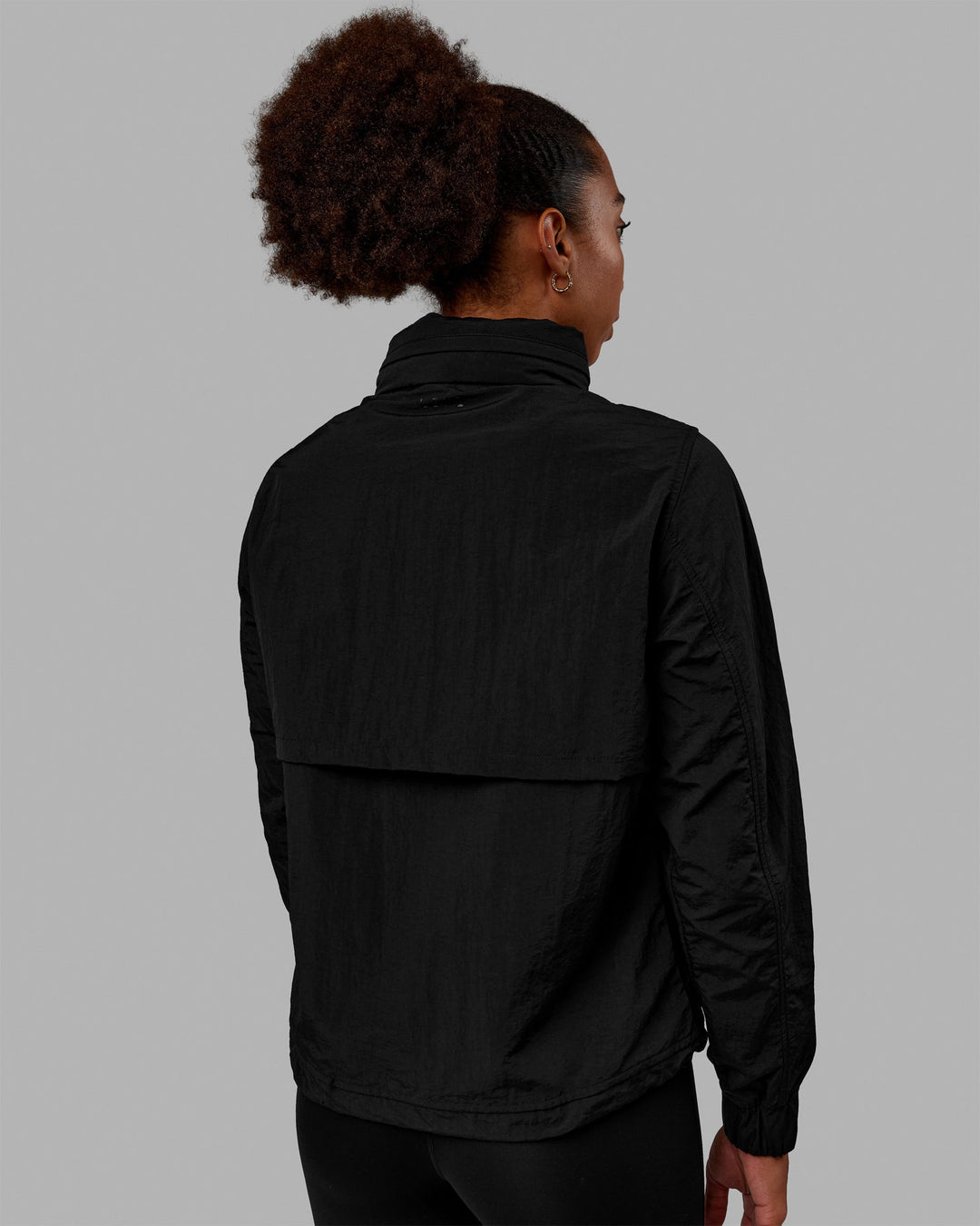 Woman wearing Barely There Jacket - Black