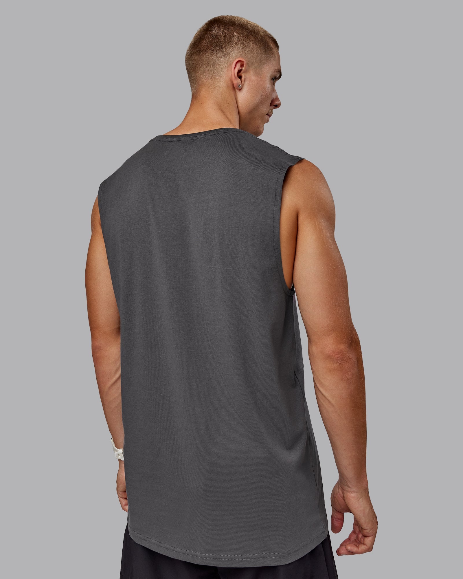 Base FLXCotton Tank - Dark Storm | LSKD – LSKD US