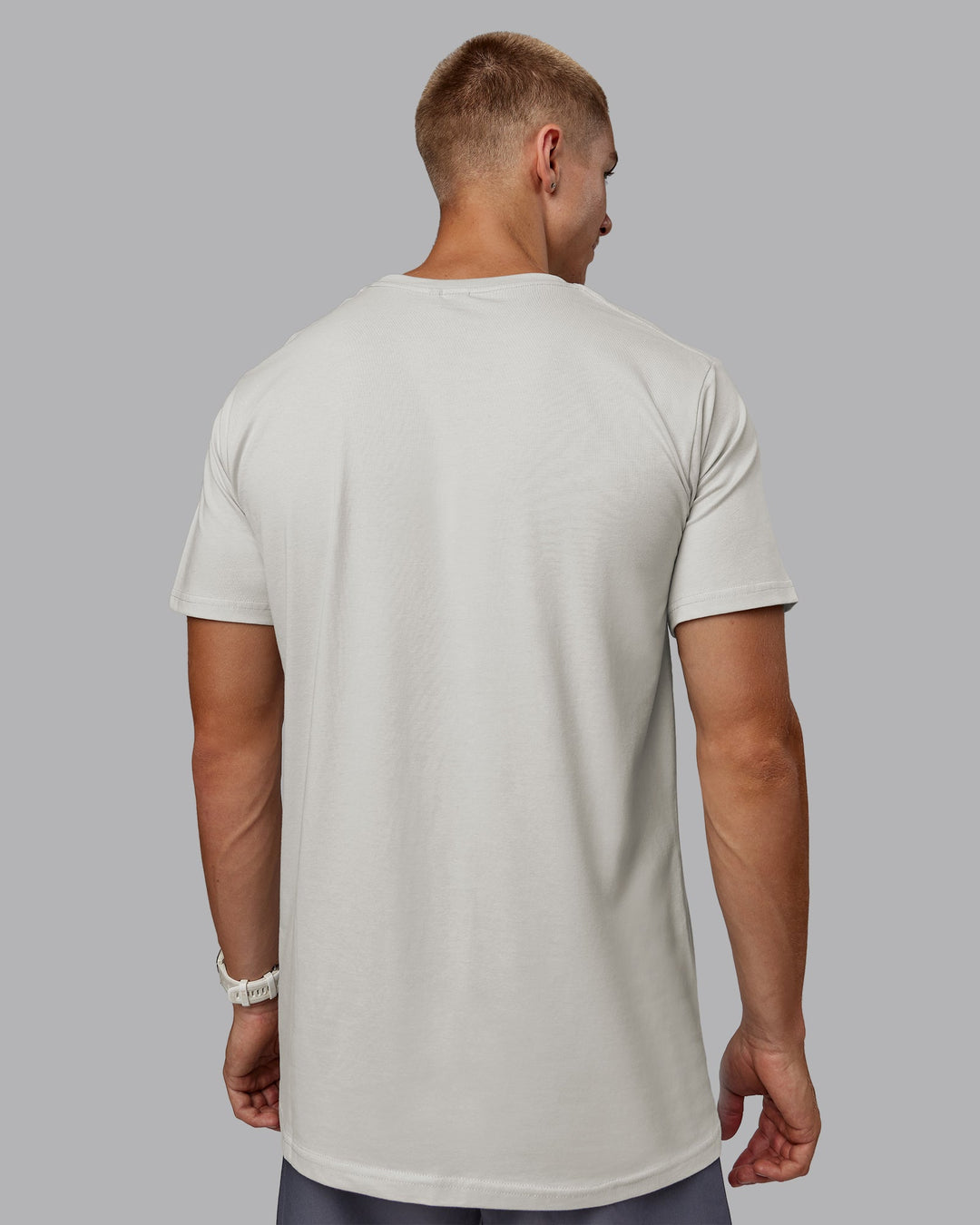 Man wearing Base FLXCotton Tee - Digital Mist