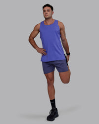 Man wearing Challenger 6" Performance Shorts - Future Dusk