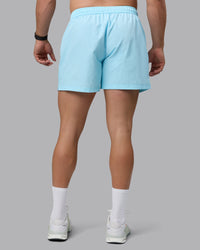 Man wearing Classic 5" Shorts - Crystal Blue