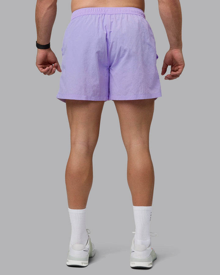 Man wearing Classic 5&quot; Shorts - Pastel Purple
