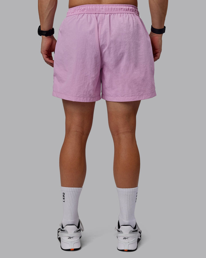 Man wearing Classic 5&quot; Shorts - Bubblegum
