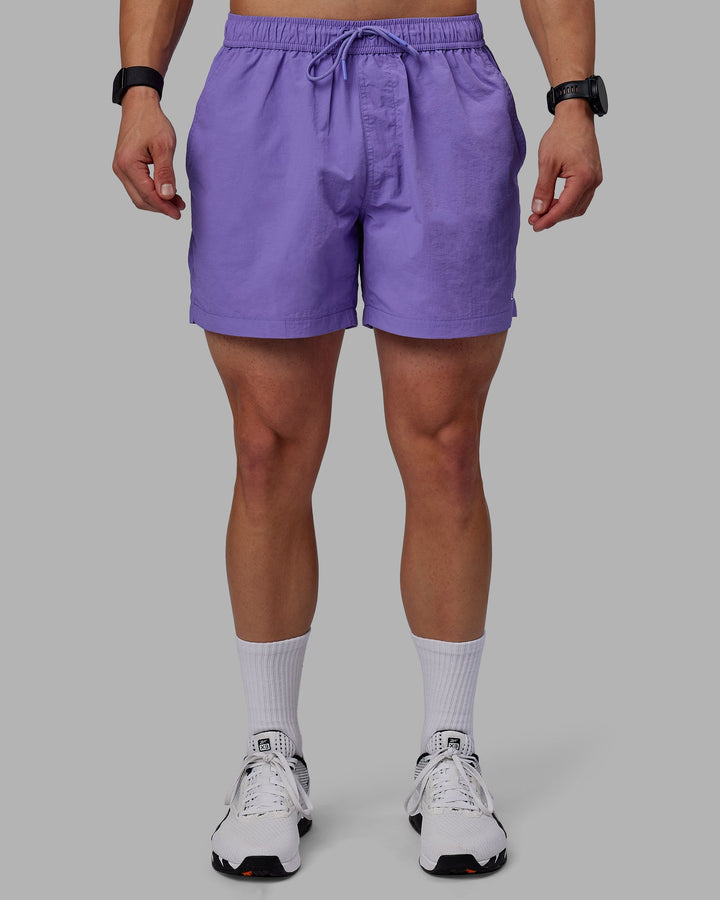 Man wearing Classic 5&quot; Shorts - Dahlia Purple
