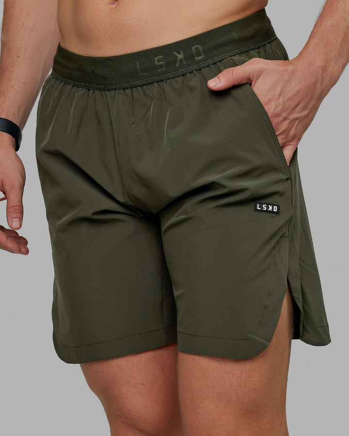 Competition 8" Performance Short - Forest Night