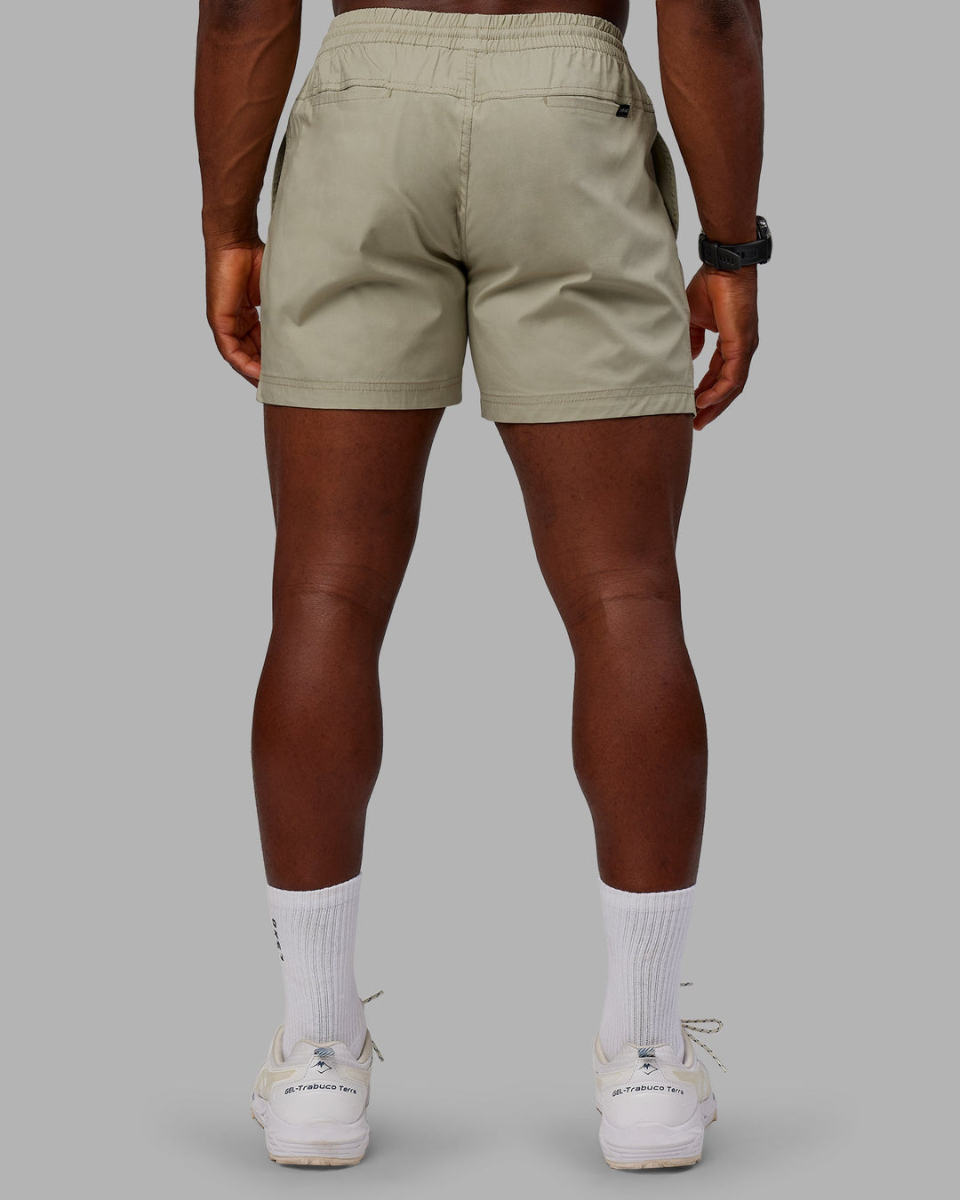 Man wearing Daily 5&quot; Shorts - Sustained Grey