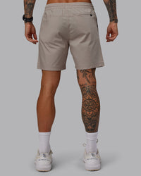  Man wearing Daily 7" Shorts - Shale Beige