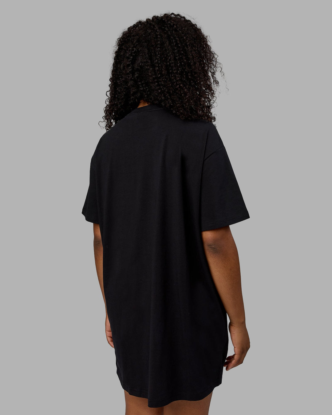 Woman wearing Daily FLXCotton Oversized Dress - Black