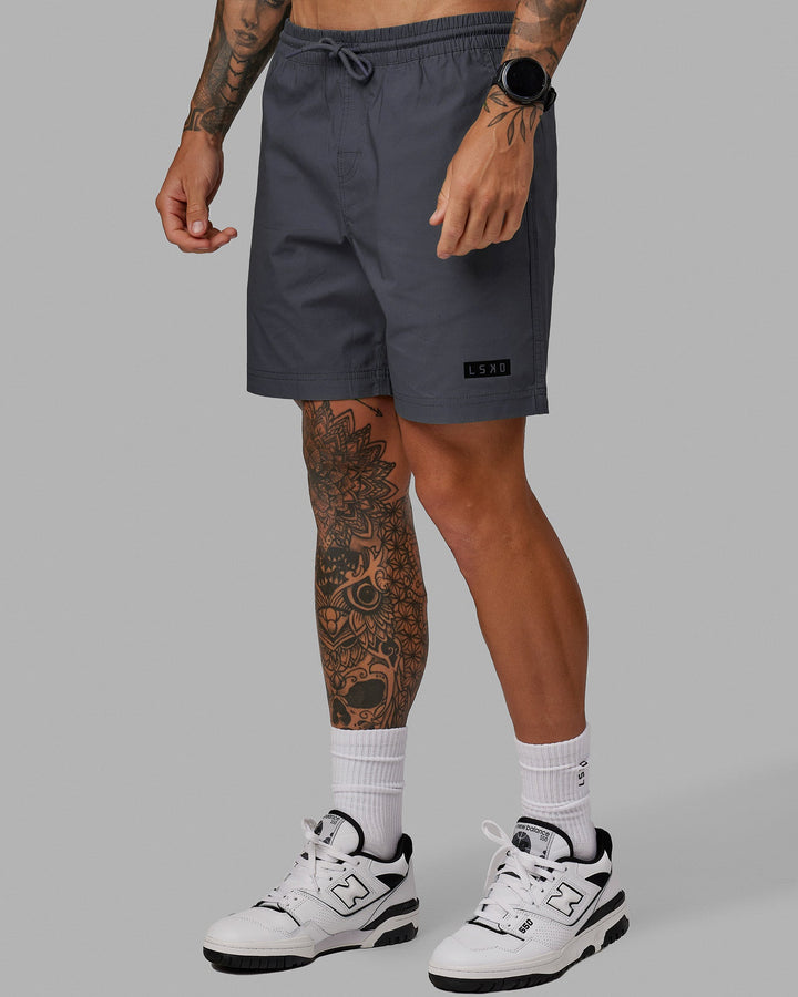 Man wearing Daily 7&quot; Shorts - Dark Storm
