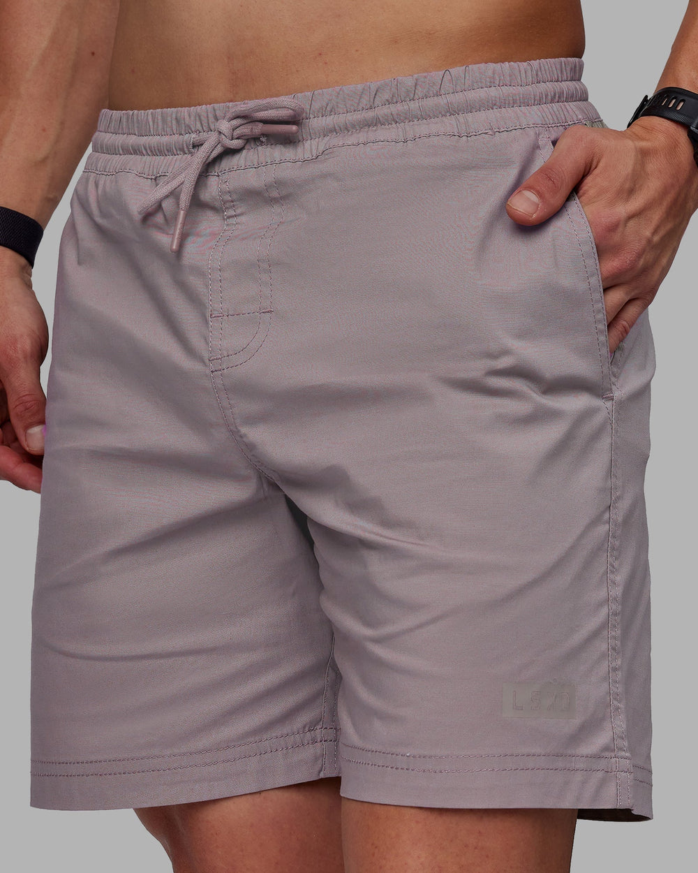 Man wearing Daily Shorts - Grey Purple