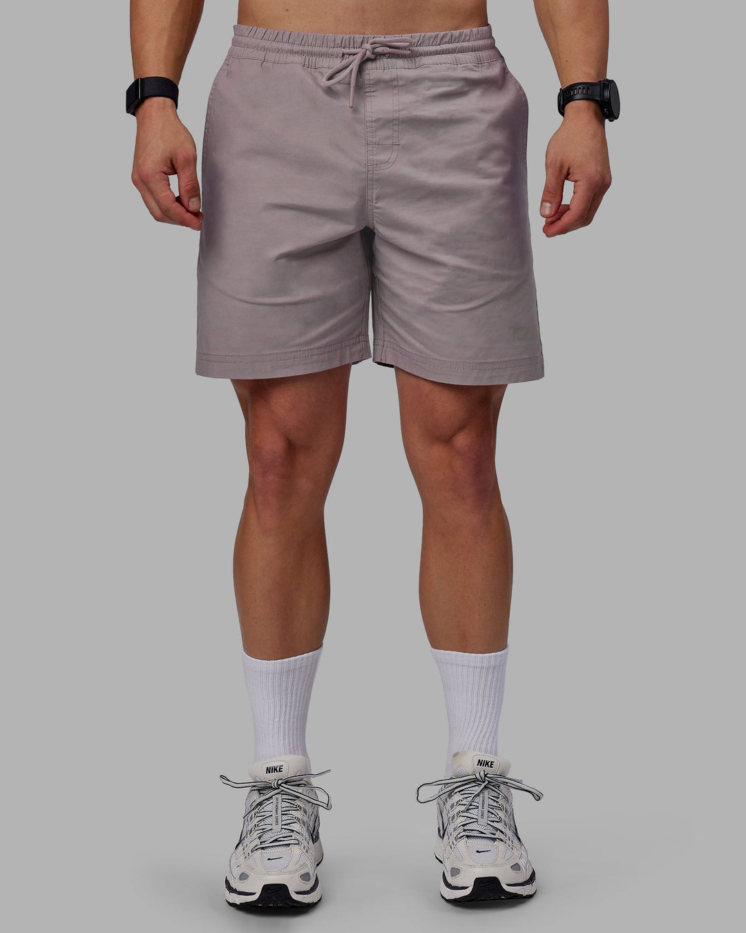 Man wearing Daily Shorts - Grey Purple