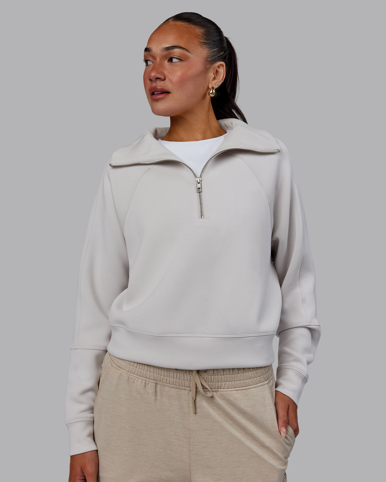 Elevate SoftTouch 1/2 Zip Sweater - Clay-Clay | LSKD – LSKD US