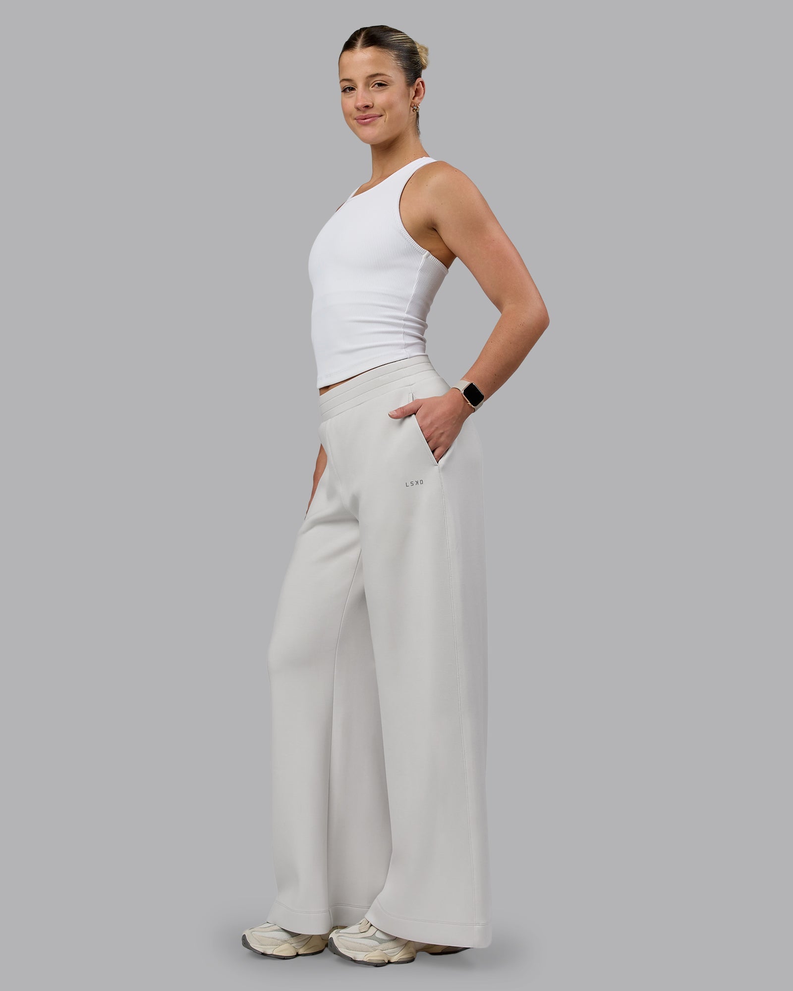 Elevate SoftTouch Wide Leg Pants - Clay-Clay | LSKD – LSKD US