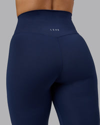 Woman wearing Elixir Ultra High-Rise Full Length Leggings - Future Navy | Thumbnail Index: 8