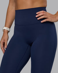 Woman wearing Elixir Ultra High-Rise Full Length Leggings - Future Navy | Thumbnail Index: 6