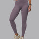 Woman wearing Elixir Full Length Leggings With Pockets - Purple Sage