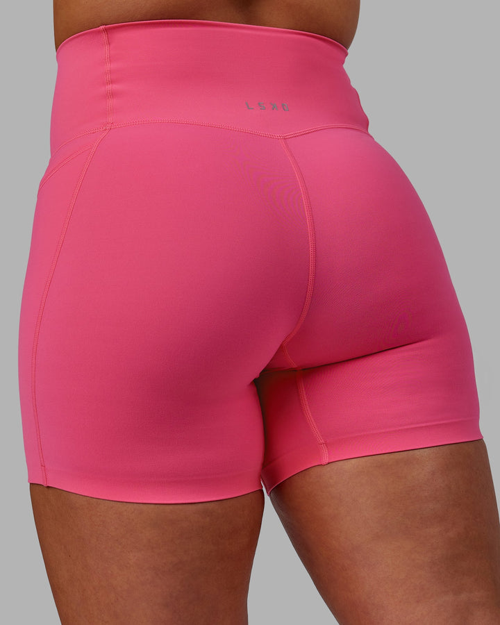 Elixir Mid-Length Shorts with Pockets - Carmine Rose
