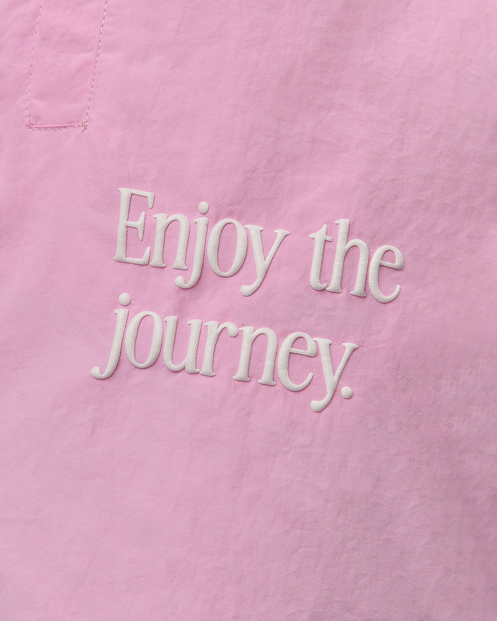 Man wearing Enjoy The Journey 5" Shorts - Bubblegum