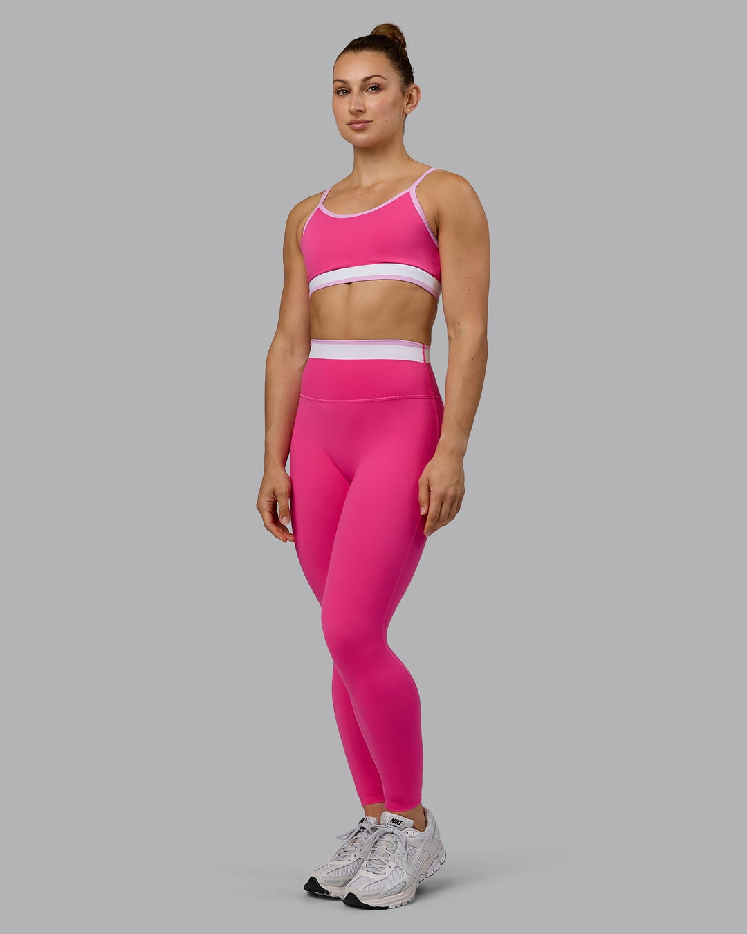 Excel Full Length Leggings - Ultra Pink