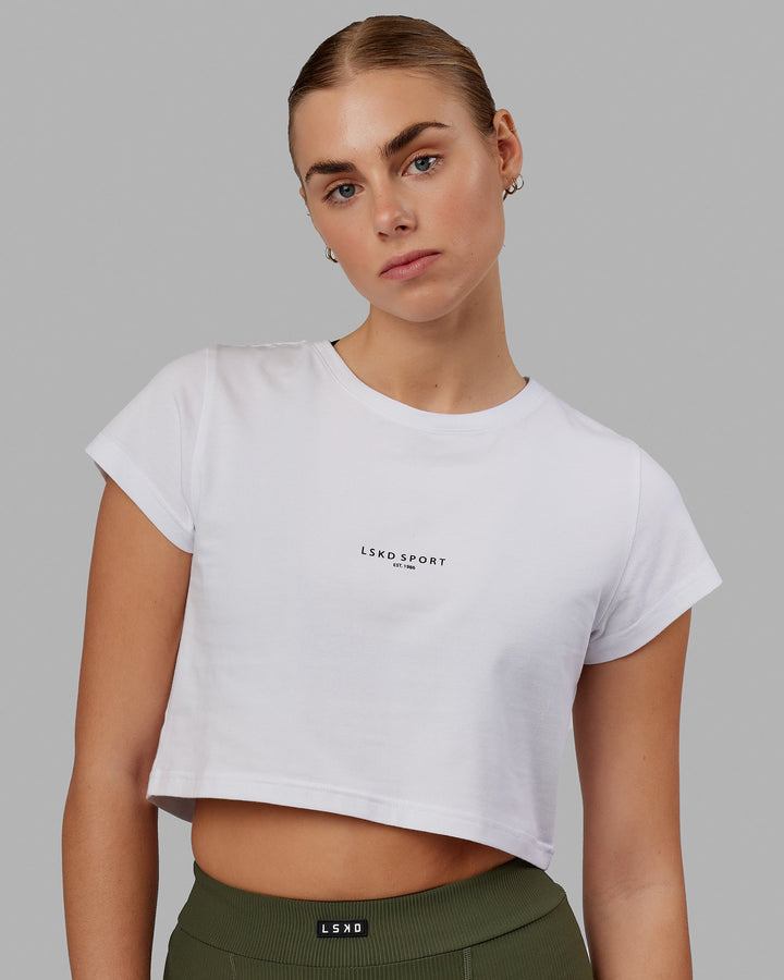 Front Runner Baby Tee - White