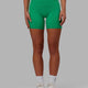 Woman wearing Fusion Mid-Length Shorts - Holly Green