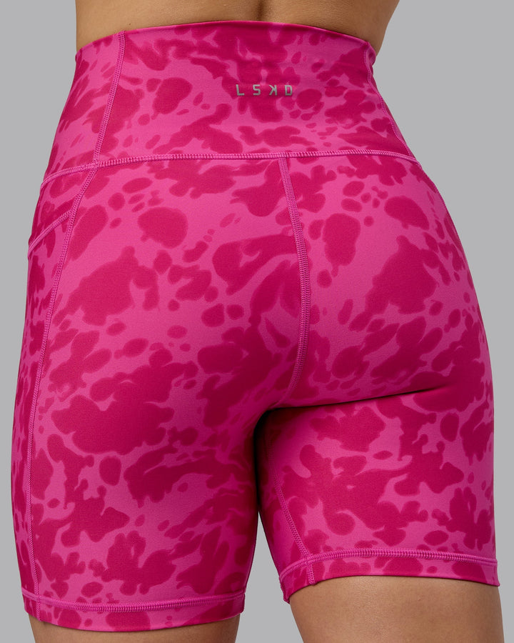 Fusion Mid-Length Shorts - Strawberry-Lava Lamp
