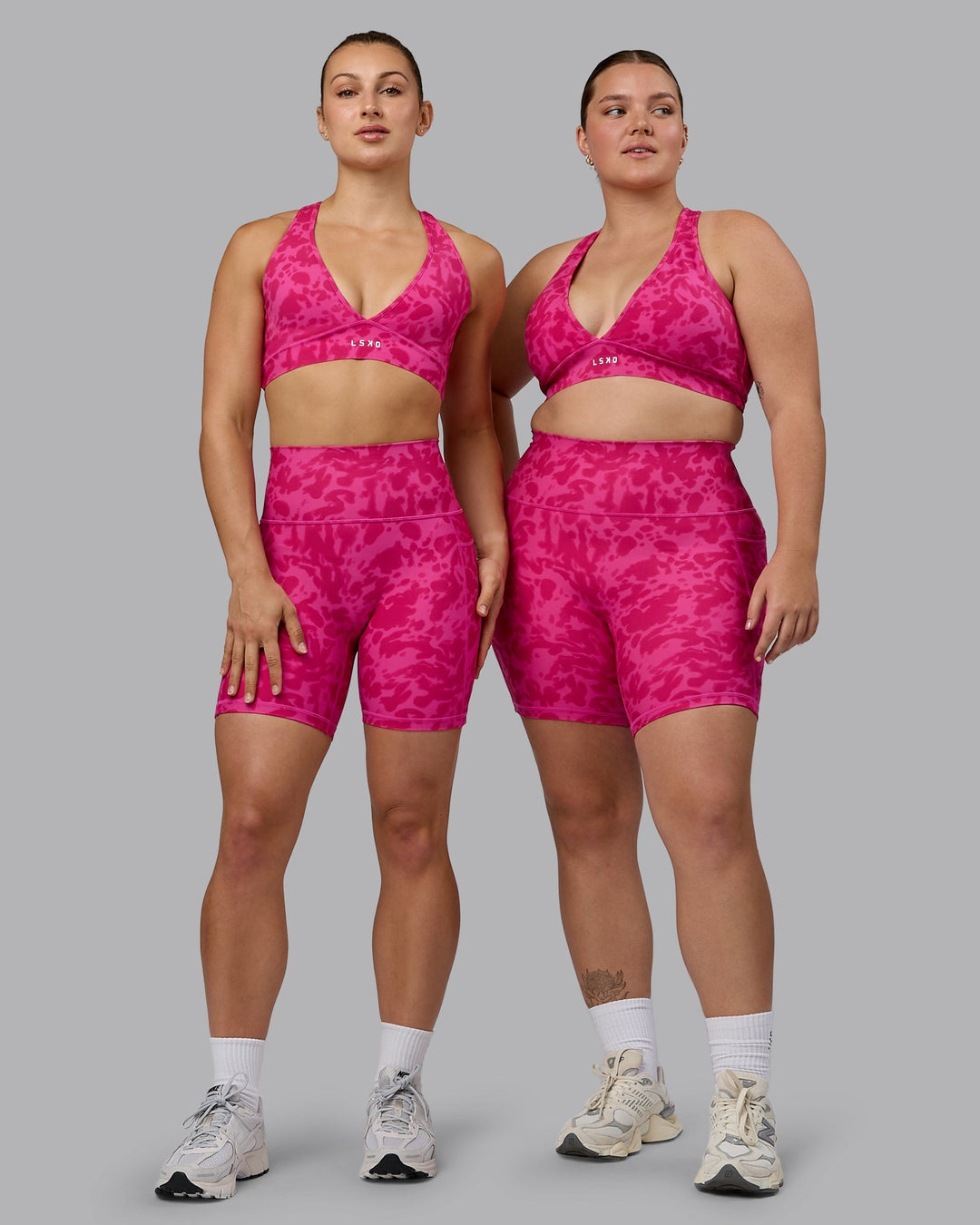 Fusion Mid-Length Shorts - Strawberry-Lava Lamp