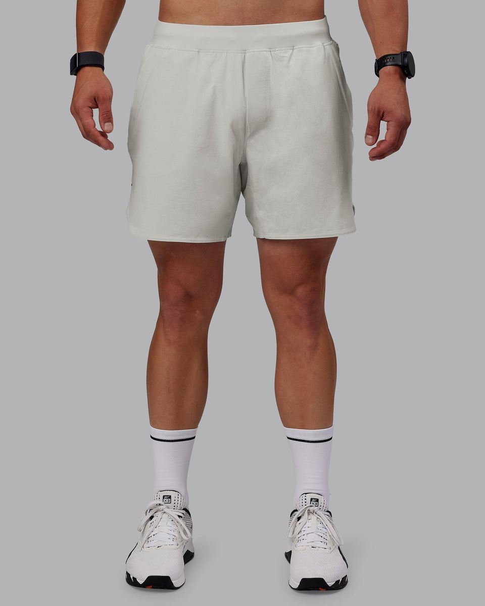 Man wearing Lift 6" Lined Performance Shorts - Digital Mist